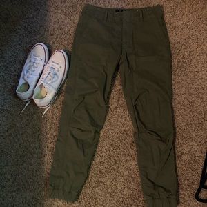 Army green pants